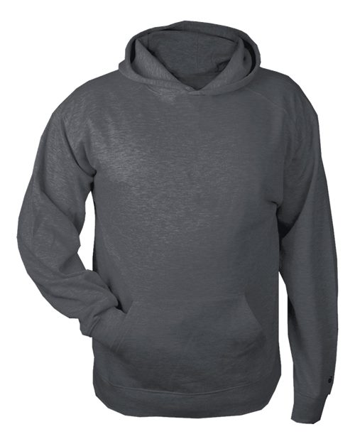 Youth Fleece Hooded Sweatshirt - Charcoal Front