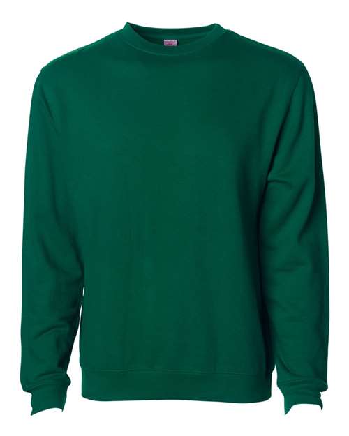 Unisex Midweight Crewneck Sweatshirt - Dark Green Front