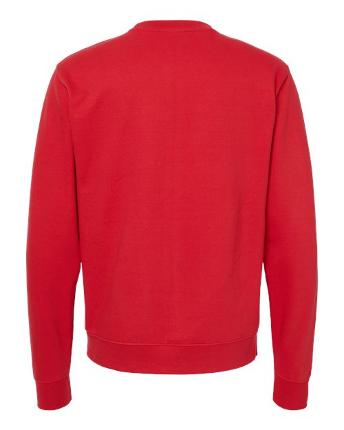 Unisex Midweight Crewneck Sweatshirt - Red Back