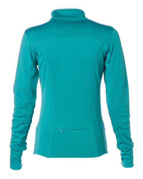 Women's Poly-Tech Full-Zip Track Jacket - Lapis Green Back