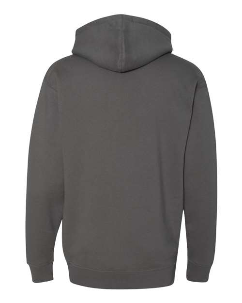 Unisex Heavyweight Hooded Sweatshirt - Charcoal Back