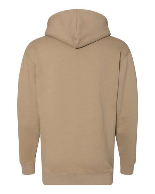 Unisex Heavyweight Hooded Sweatshirt - Sandstone Back