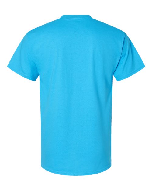 Unisex Authentic T-Shirt - Aquatic Blue Back