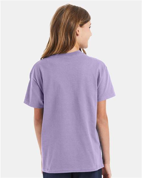 Youth Authentic T-Shirt - Lavender Back
