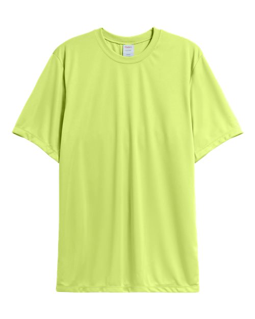Hanes Unisex Cool DRI® Performance T-Shirt - Safety Green Front