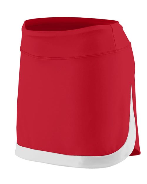 Women's Action Color Block Skort - Black/ Black Front