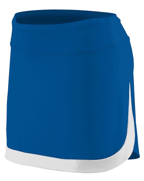 Girls' Action Color Block Skort - Black/ Black Front