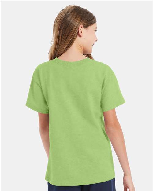 Youth Essential-T T-Shirt - Lime Back