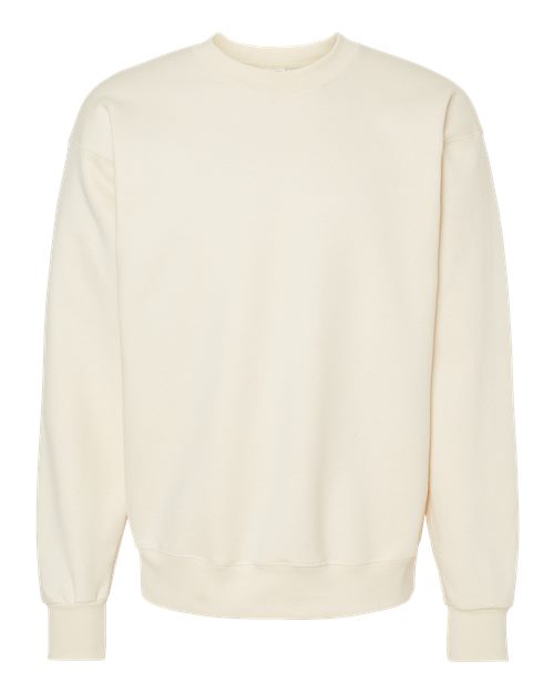 Hanes Unisex Ultimate Cotton® Crewneck Sweatshirt - Natural Front
