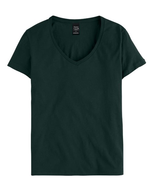 Women's Perfect-T V-Neck T-Shirt - Deep Forest Front