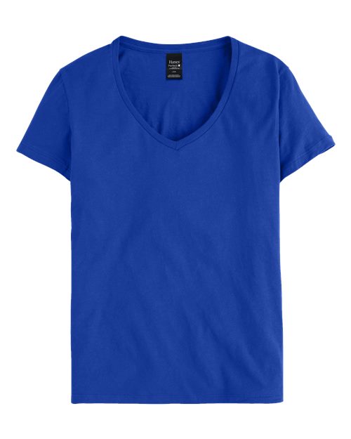 Women's Perfect-T V-Neck T-Shirt - Deep Royal Front