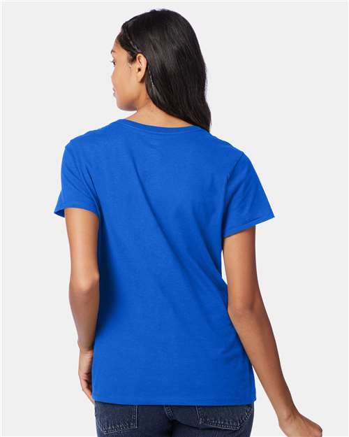 Women's Perfect-T V-Neck T-Shirt - Deep Royal Back