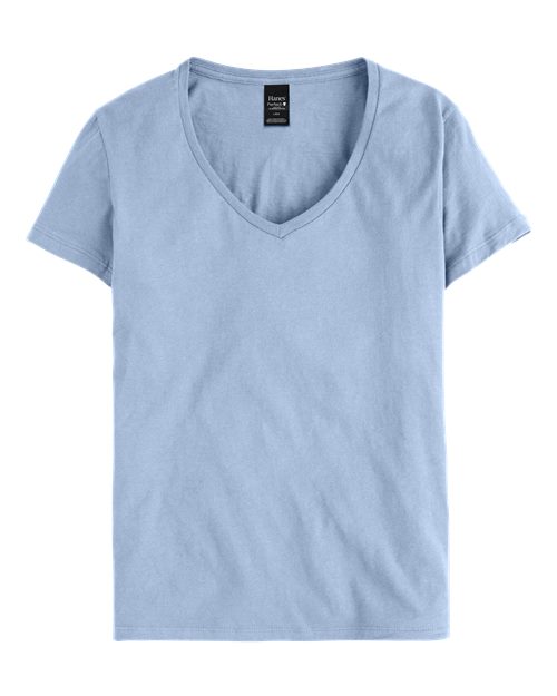 Women's Perfect-T V-Neck T-Shirt - Light Blue Front