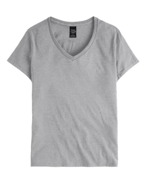 Women's Perfect-T V-Neck T-Shirt - Light Steel Front