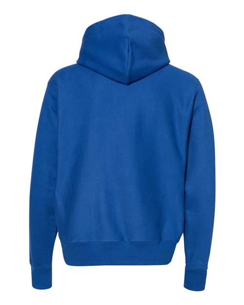 Unisex Reverse Weave® Hooded Sweatshirt - Athletic Royal Back