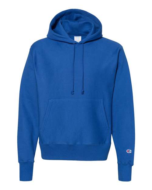 Unisex Reverse Weave® Hooded Sweatshirt - Athletic Royal Front