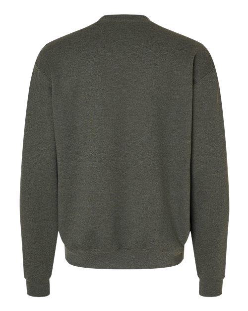 Unisex Powerblend® Crewneck Sweatshirt - Dark Green Heather Back