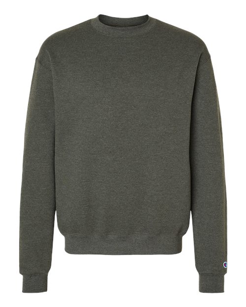 Unisex Powerblend® Crewneck Sweatshirt - Dark Green Heather Front