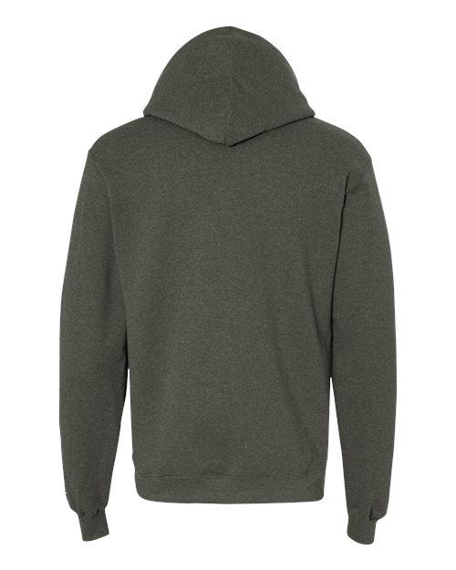 Unisex Powerblend® Hooded Sweatshirt - Dark Green Heather Back
