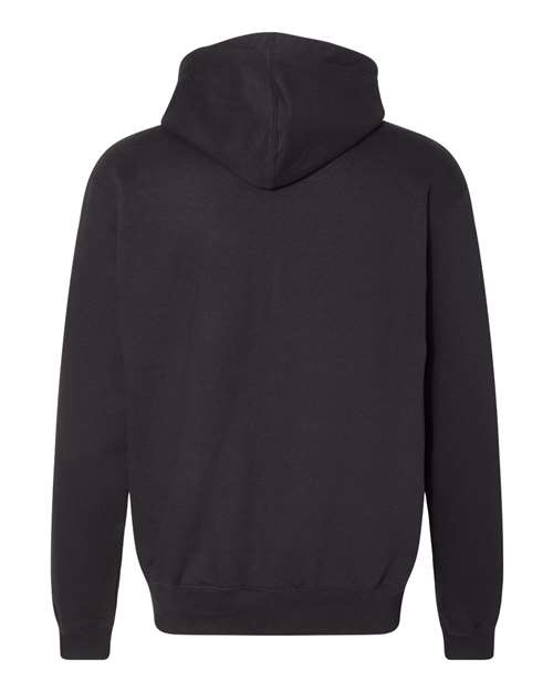 Unisex Cotton Max Hooded Sweatshirt - Black Back