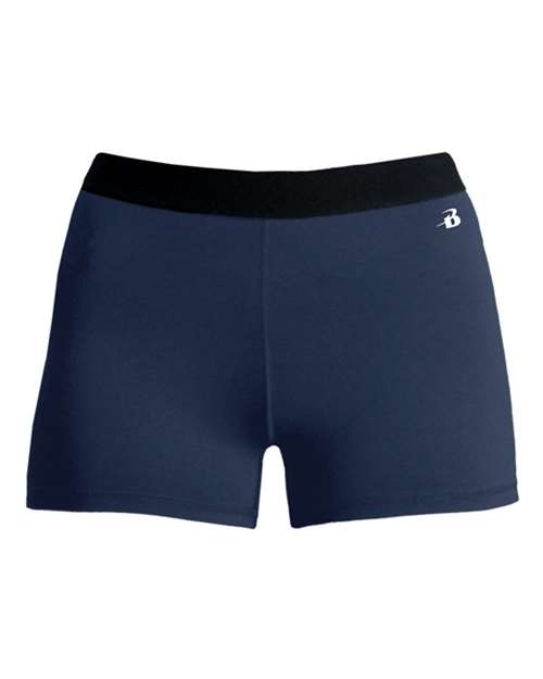 Women’s 3" Pro-Compression Shorts - Navy Front