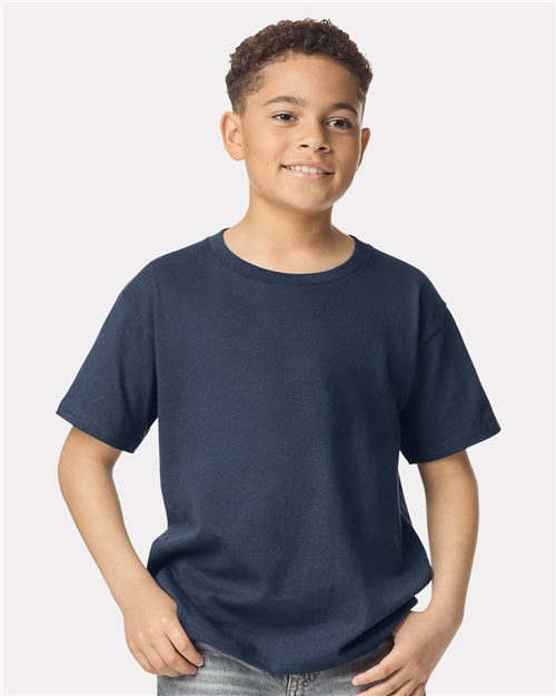 Youth Heavy Cotton™ T-Shirt - Antique Jade Dome Front