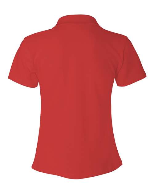 Women's USA-Made V-Neck Polo - Red Back