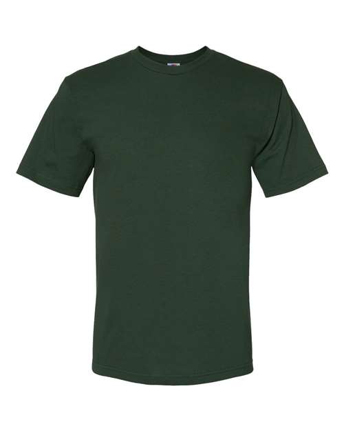 Unisex USA-Made Midweight T-Shirt - Hunter Green Front