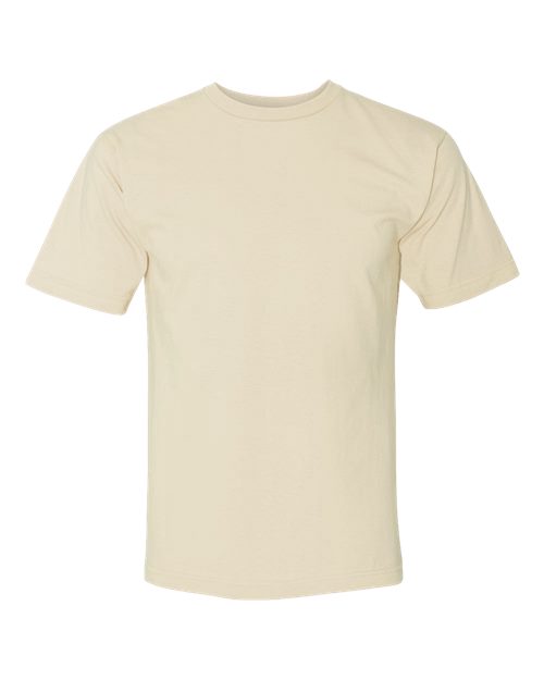 Bayside Unisex USA-Made Midweight T-Shirt - Natural Front