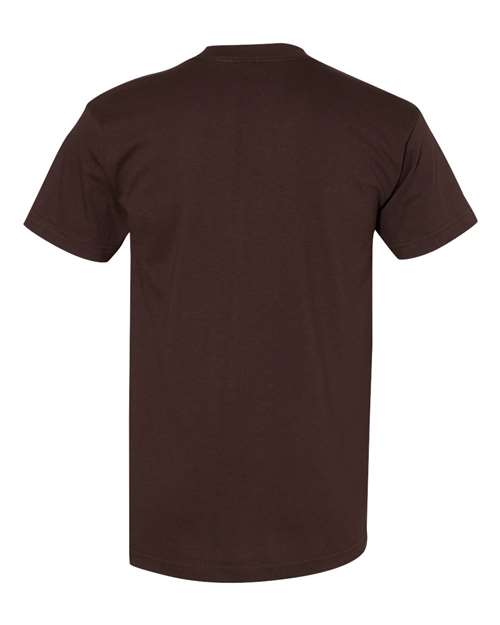 Unisex USA-Made Heavyweight T-Shirt - Chocolate Back
