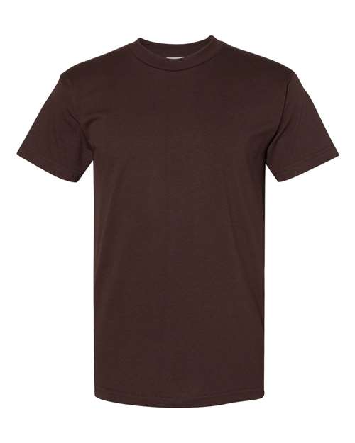 Unisex USA-Made Heavyweight T-Shirt - Chocolate Front