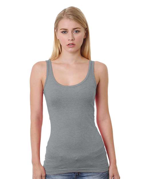 Women's USA-Made Tank Top - Dark Ash Front