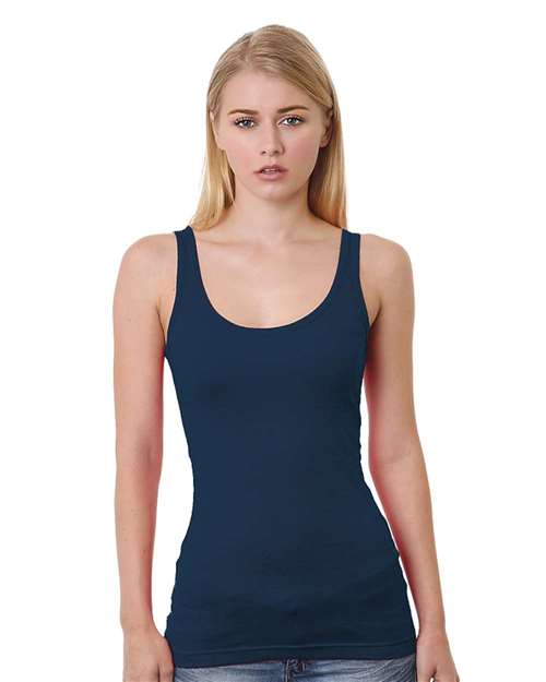 Women's USA-Made Tank Top - Navy Front