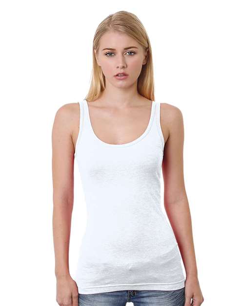 Women's USA-Made Tank Top - White Front