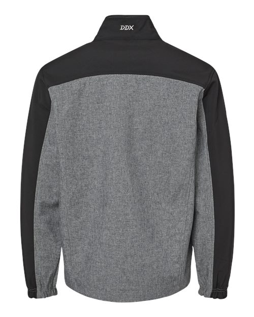 Men's Tall Motion Soft Shell Jacket - Black Heather/ Black Back