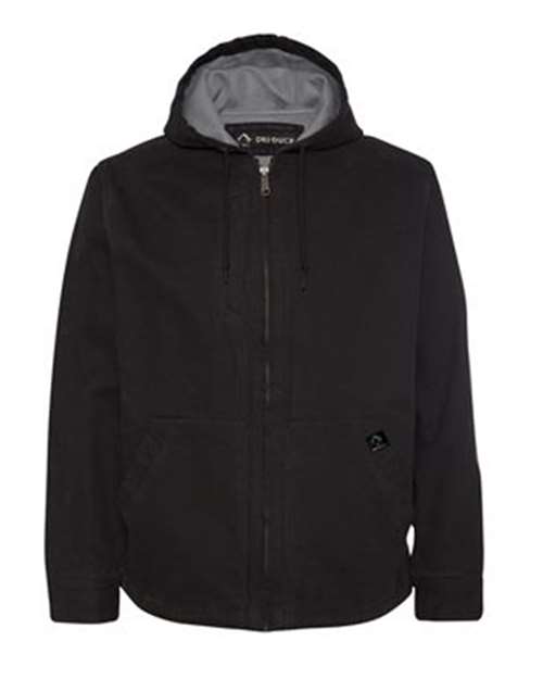 Men's Tall Laredo Boulder Cloth™ Canvas Jacket with Thermal Lining - Black Front