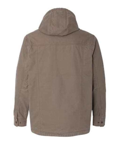 Men's Tall Laredo Boulder Cloth™ Canvas Jacket with Thermal Lining - Gravel Back