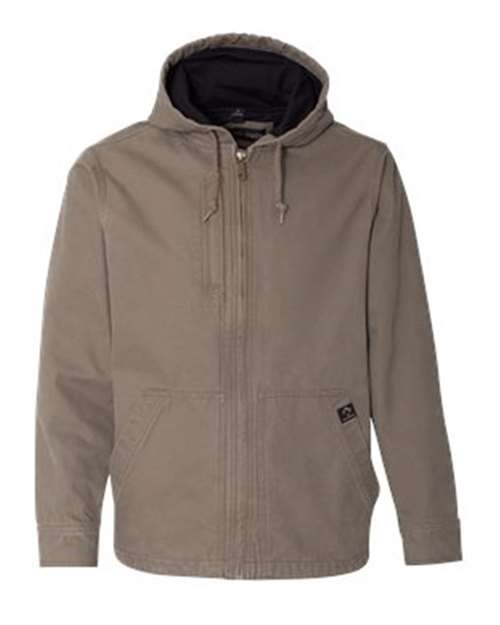 Men's Tall Laredo Boulder Cloth™ Canvas Jacket with Thermal Lining - Gravel Front