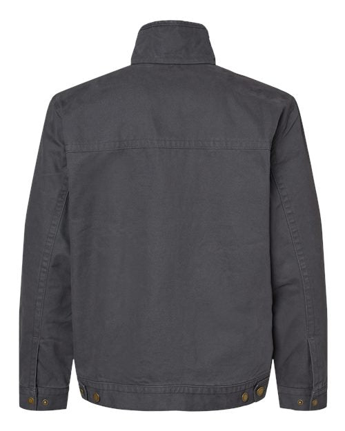 Men's Tall Maverick Boulder Cloth™ Jacket with Blanket Lining - Charcoal Back
