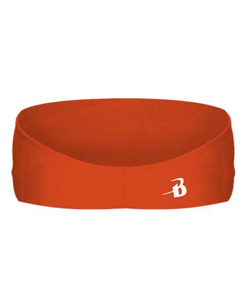 Wide Headband - Burnt Orange Back