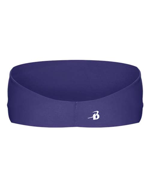 Wide Headband - Purple Back