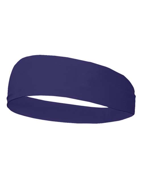 Wide Headband - Purple Front