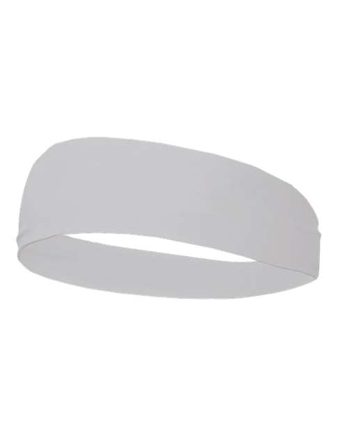 Wide Headband - Silver Front