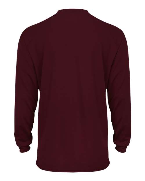 Youth B-Core Long Sleeve T-Shirt - Maroon Back
