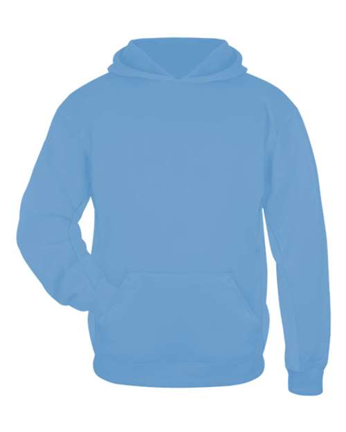 Youth Performance Fleece Hooded Sweatshirt - Columbia Blue Front