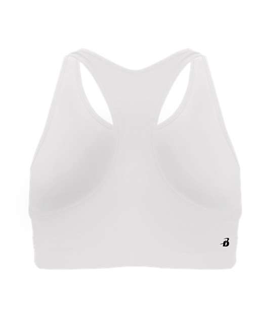 Girls' B-Sport Bra Top - White Back
