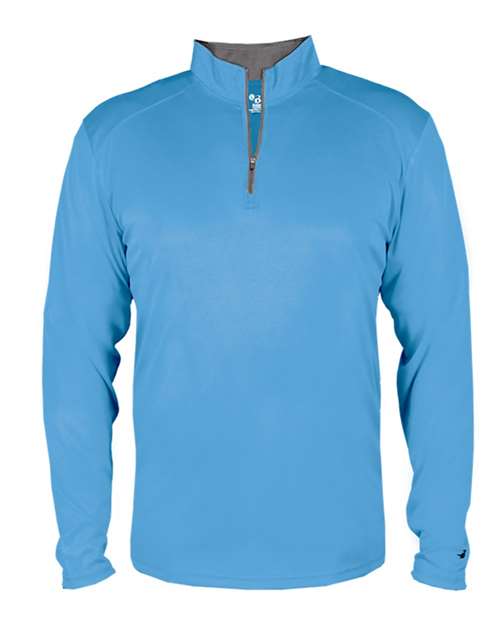 Men's B-Core Quarter-Zip Pullover - Columbia Blue/ Graphite Front