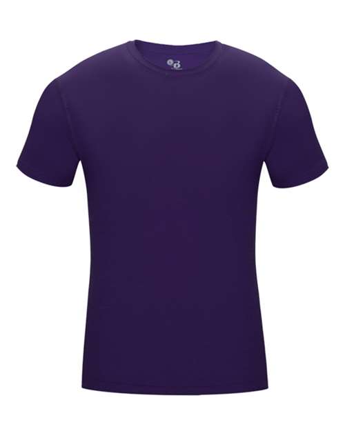 Men's Pro-Compression T-Shirt - Purple Front