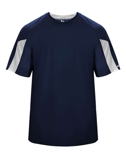 Youth Striker T-Shirt - Navy/ White Front