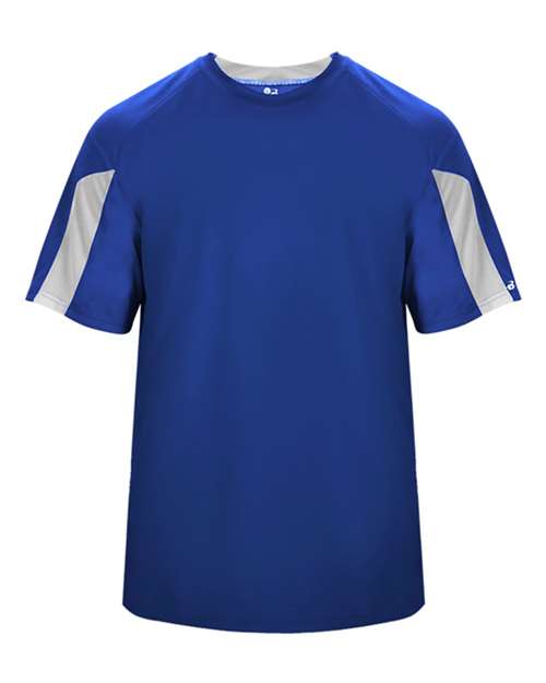 Youth Striker T-Shirt - Royal/ White Front